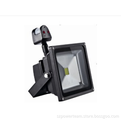 LED Floodlight with sensor Outdoor Lighting GS/CE/EMC/ROHS 12BA IP65